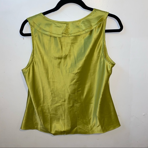 Willi Smith Satin Ruffle Top - Picture 2 of 6